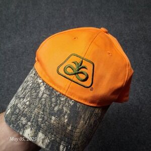 Pheasants Forever Russell Seed Safety Orange Camouflage Hat